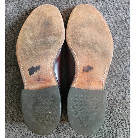 Allen‎ Edmonds Grayson Tassel Loafers Size 10 Slip-On Brown Burgundy Leather main image 2